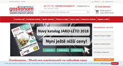 Desktop Screenshot of gastronom.cz
