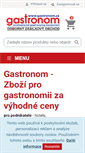 Mobile Screenshot of gastronom.cz