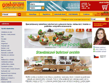 Tablet Screenshot of gastronom.sk